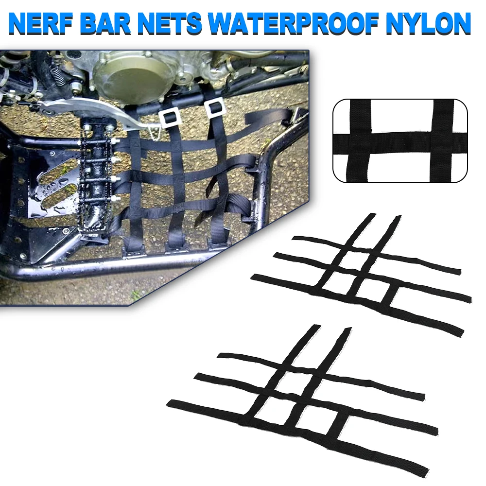 

Nerf Bar Nets For Polaris For Yamaha Banshee 350 Raptor 350 660 700 YFZ450 YFZ450R Motorcycle Parts Waterproof Nylon ATV Toolkit