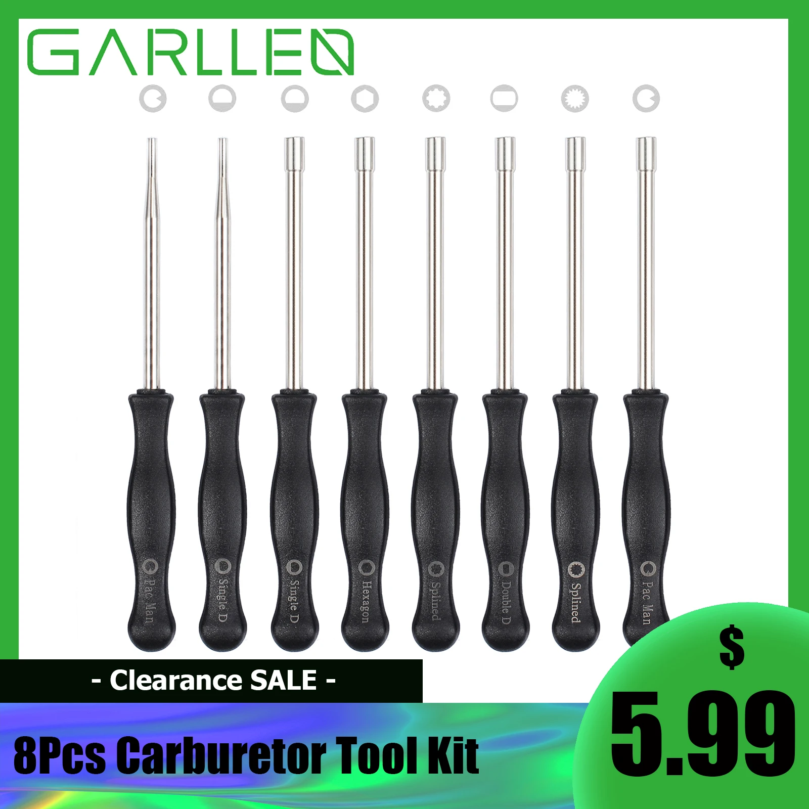 Screwdriver Adjust Carburetor Stainless Steel Screwdrivers Set 8pcs
