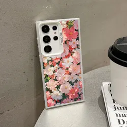 Floral Fragments Laser - Printed Flower Design Phone Case - Samsung S24 Plus (CH - White XHHH 1)