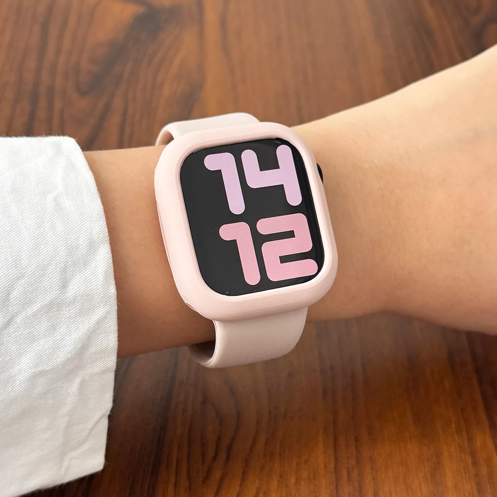 Versatile Silicone Strap with Protective TPU Case