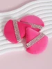 3 件套 Diamond Triangle Powder Puff Face Makeup Tool Sponge Velvet Soft Smooth Facial Beauty Makeup Sponge Cosmetics Accessories 5