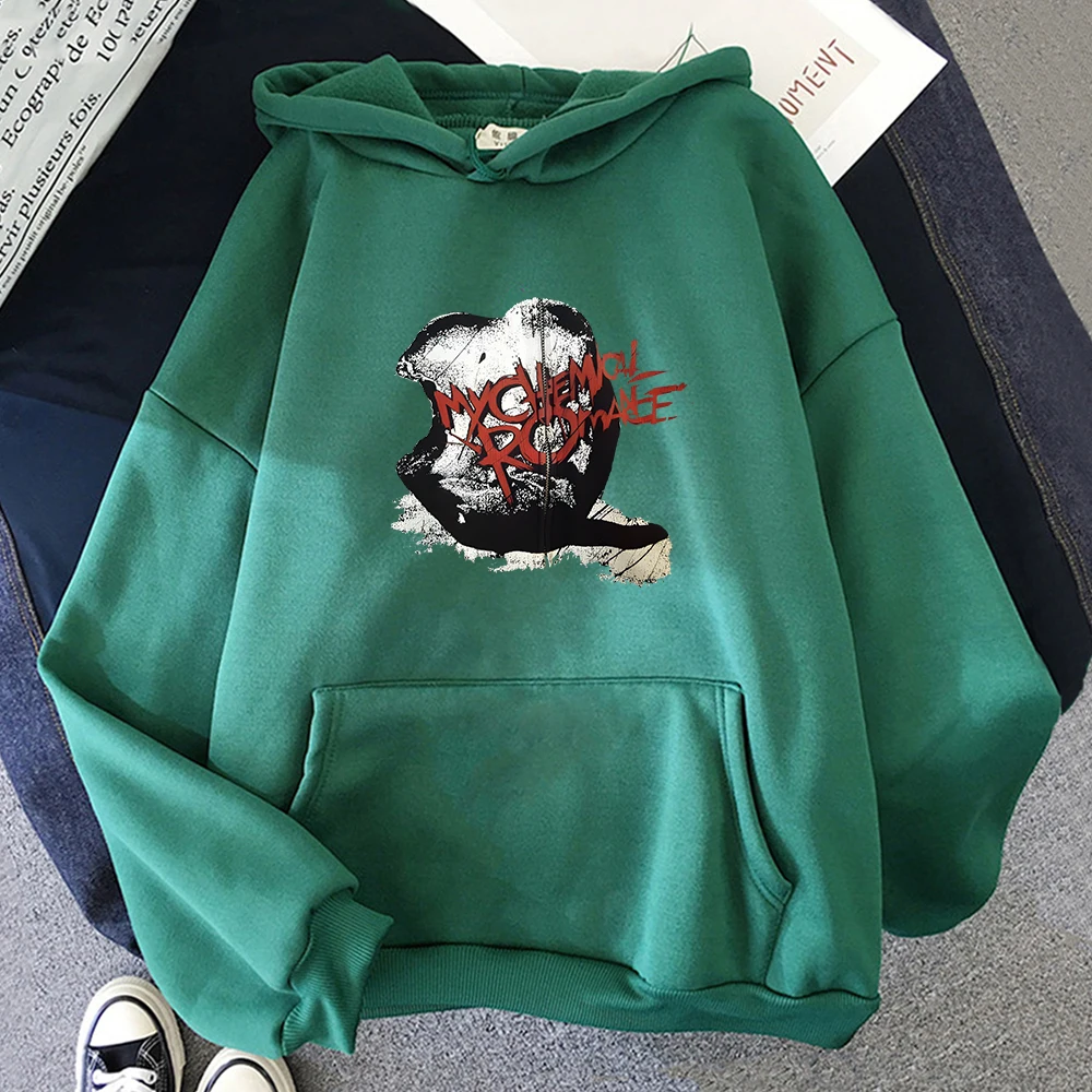 

My Chemical Romance Hoodies Streetwear Punk Gothic Vintage/retro Long Sleeve Sweatshirt Men/women Sense of Design Four Seasons