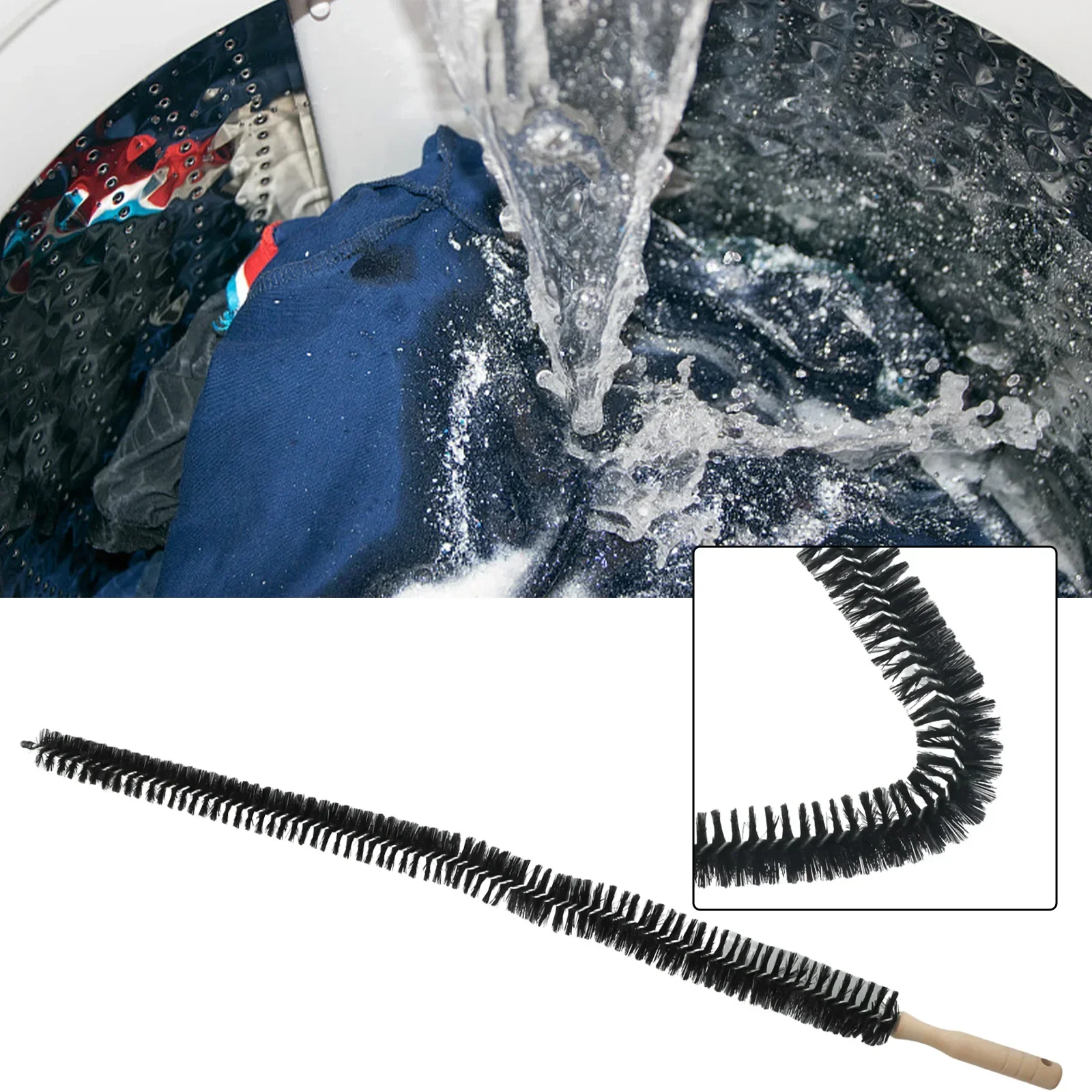 70/75cm Radiator Cleaner Brush Multi-Purpose Bendable Long Thin Cleaner Duster Washing Machine Cleaning Tools Dryer Duct Brush