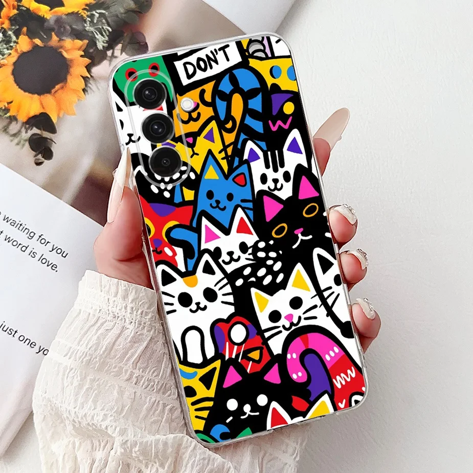 Fashionable Painted Soft Silicone Case – Stylish Protective Cover