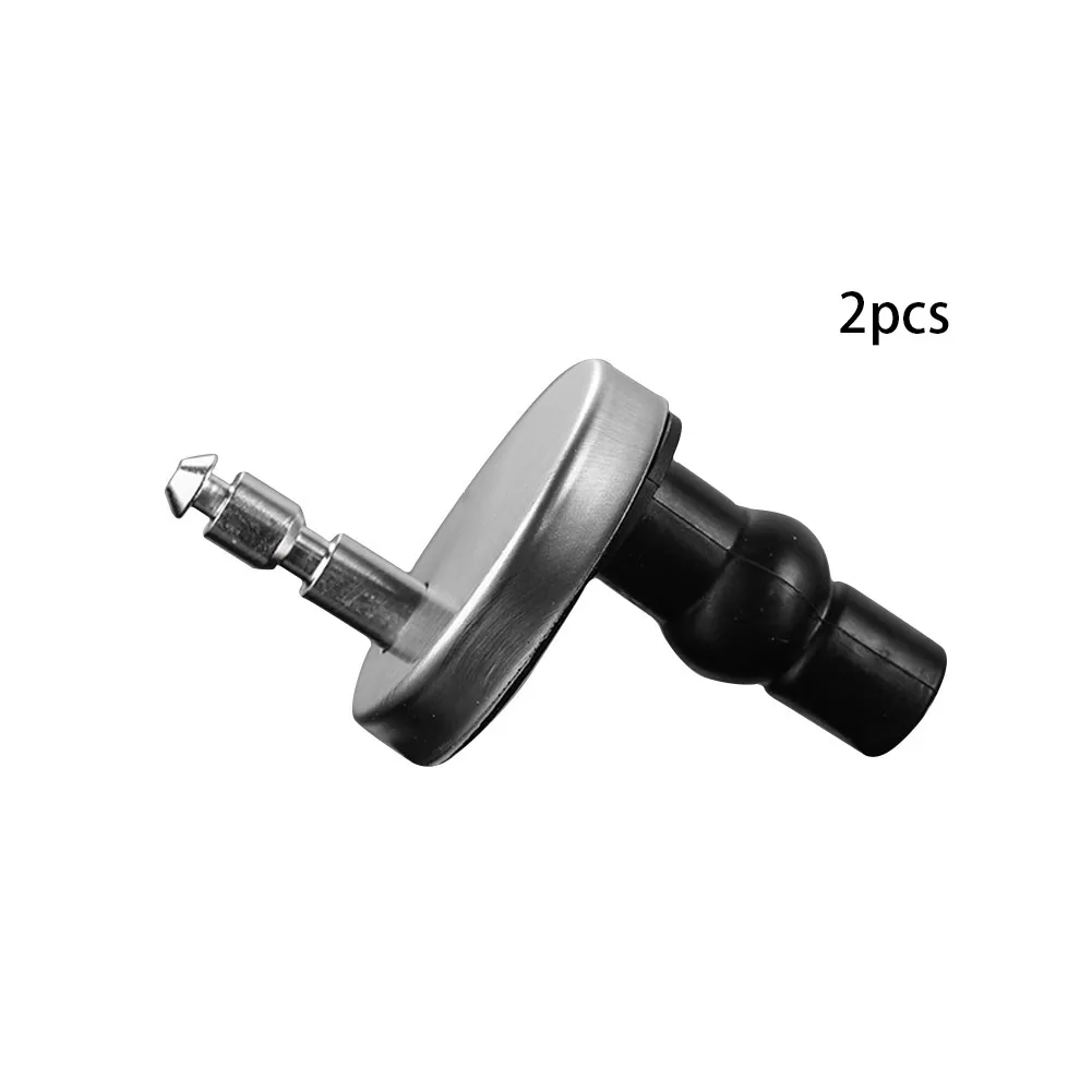 Toilet Seat Hinges Fixings Soft Release Quick Fit Replacement Universal Stainless Steel Toilet Seats Top Fix Hinge Hardware 2pcs toilet seat accessories toilet hinge replacement
