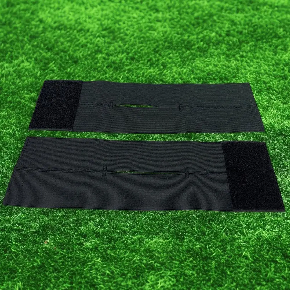 Elastic Baseball Glove Wrap Adjustable Black Baseball Glove Strap Wear-resistant Durable Softball Fastener Tape