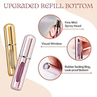 5 pièces 5ml vaporisateur pompe à parfum bouteille de parfum rechargeable vaporisateur atomiseur bouteille Mini voyage vide conteneurs cosmétiques 5
