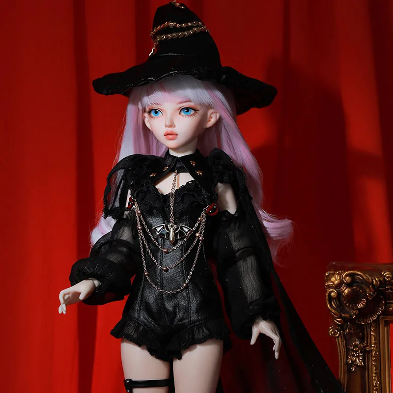 BJD doll baby clothes handmade 4 points body shorts black shawl suit for 1/4 doll clothes dress doll accessories