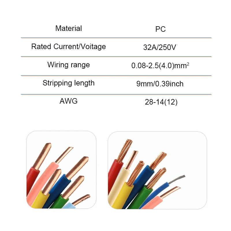 mini rapido compacto universal caixa de juncao condutor splice primavera bloco terminal conector fio divisor cabo eletrico 04