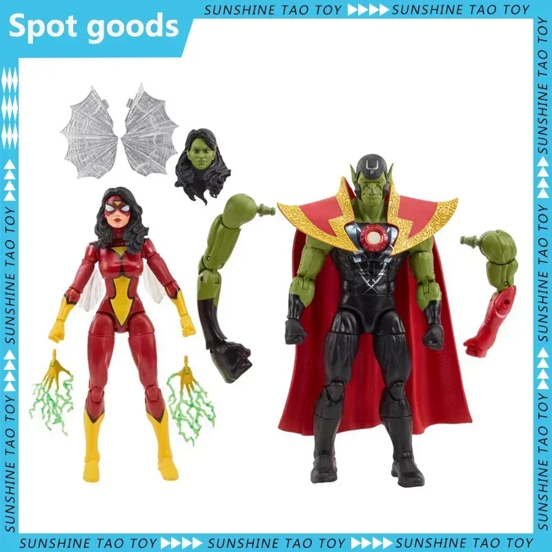 Marvel Legends Anime Figure Skvoll Queen & Super-Skull Avengers 60Th Anniversary Beyond Mightest 2-Pack Action Figure