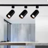 Set LED Track Light Downlight 5W 7W Adjustable Ceiling Spot Light Rail Lamp GU10 Bulb Replaceable Wall Clothes Store Lighting 3