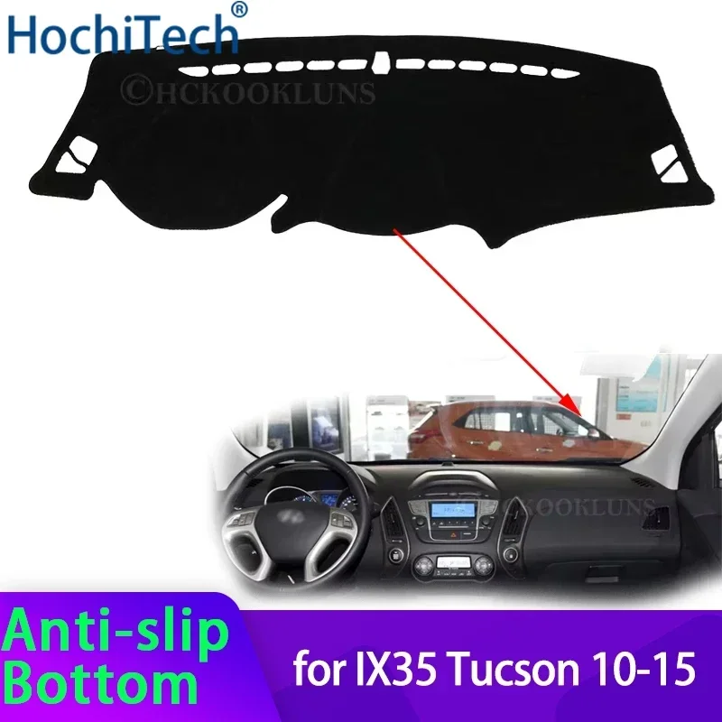 Anti-Rutsch-Matte, Armaturenbrett-Abdeckung, Teppich, Sonnenschutz, Armaturenbrett-Abdeckung, für Hyundai Tucson, LM Ix35, Zubehör