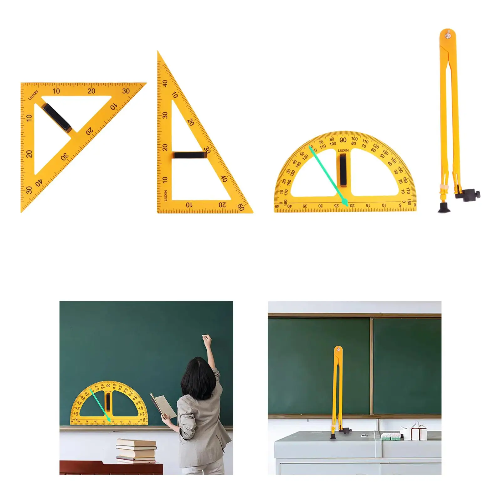 Multifunction Teaching Ruler Math Geometry Ruler for Drafting Blackboard Multifunction Teaching Ruler Math Geometry Ruler for Drafting Blackboard