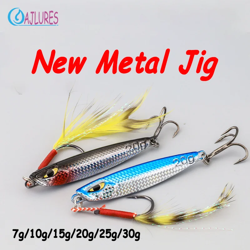 Plantilla-de-Metal-de-calidad-piezas-se-uelo-de-pesca-de-agua-salada-7g
