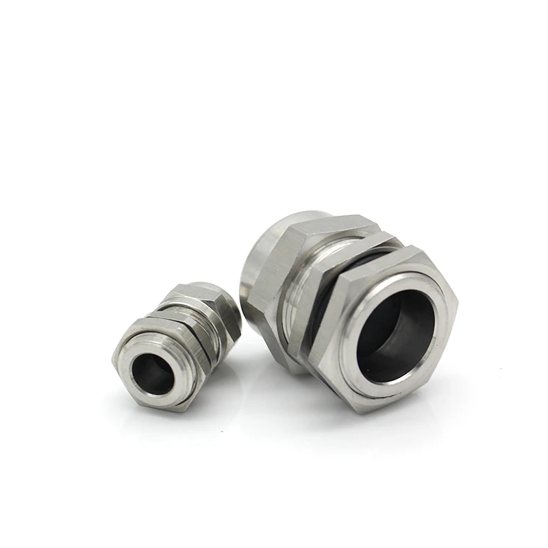 M12Buy Clamping Dia 6mm-12mm M20 Waterproof Cable Glands Stainless Steel 304 Metal Electrical Connector Standard Cable Glands SS