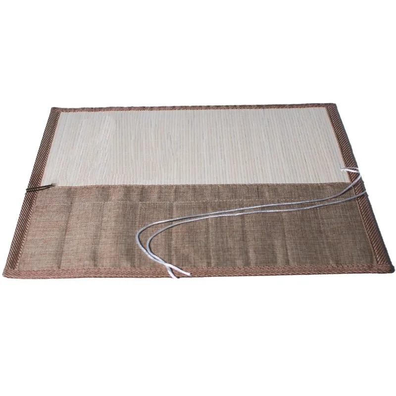 중국 스타일 브러시 펜 롤, 서예 브러시 홀더, 전통 잉크 그림 액세서리