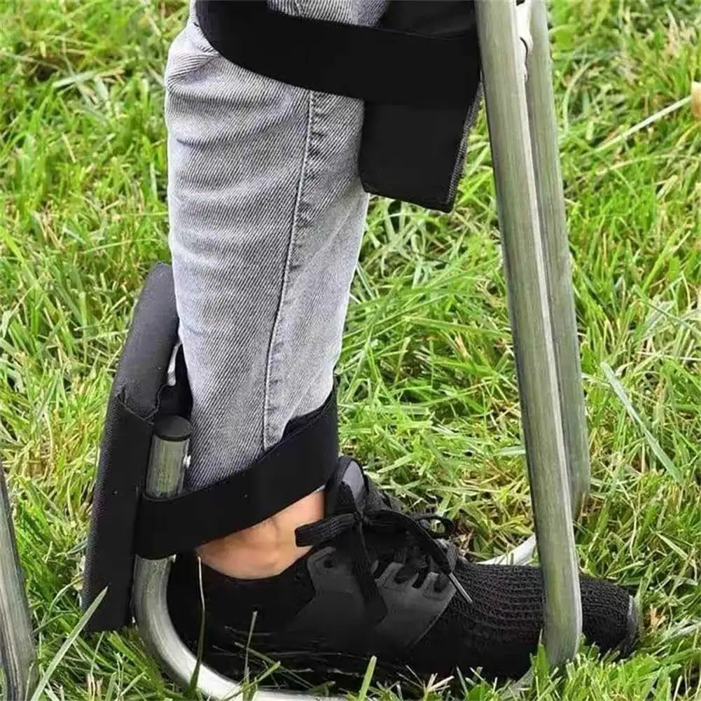 Gardening Knee Seat Kneeling Pad Knee Ankle Support Stainless Steel Garden Kneeler Seat Leg Rest Cushion 25*48cm
