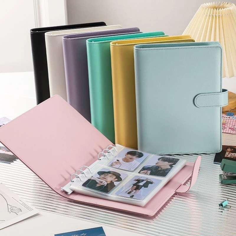 Binder Photocards A5 Photo Card Binder Kpop Idol Card Collect Book Binding Machine Picture Albums Storage Album Stationery