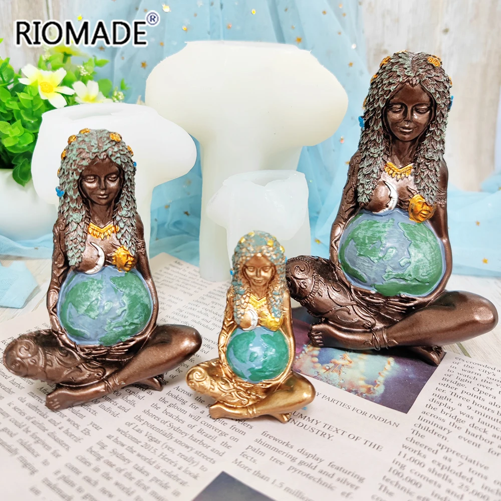 Zohuyar Silicone Goddess Candle Molds - Female Body Shape Mold For Soy Wax Or Soap Making