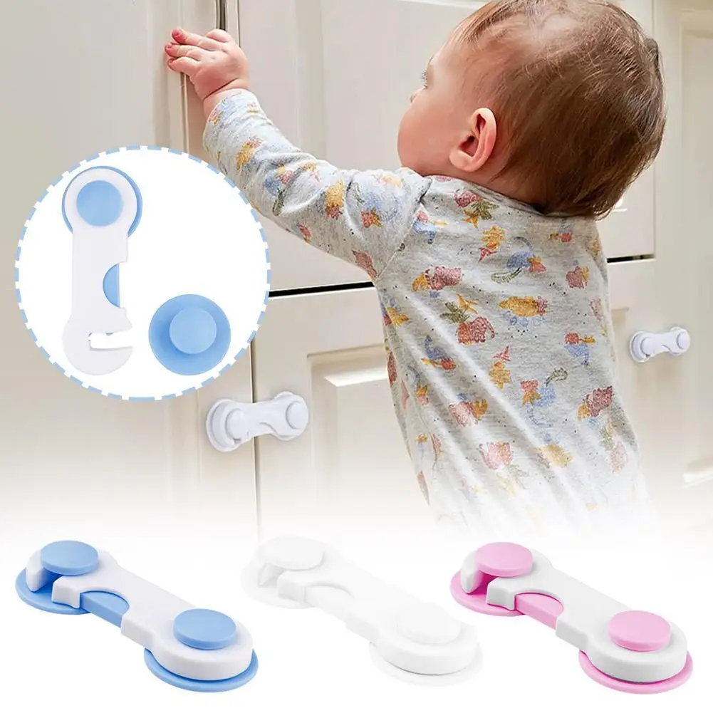 

Kids Multifunctional Safety Locks Baby Anti-pinch Hand Lock Cabinet Cabinet Door Lock Baby Protective Refrigerator Drawer Locks