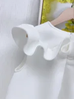 Robe de princesse à volants pour filles, vêtements de luxe pour enfants, tenue éducative pour bébé, spectacle de mariage, nouvelle mode, été, Wz1326 6