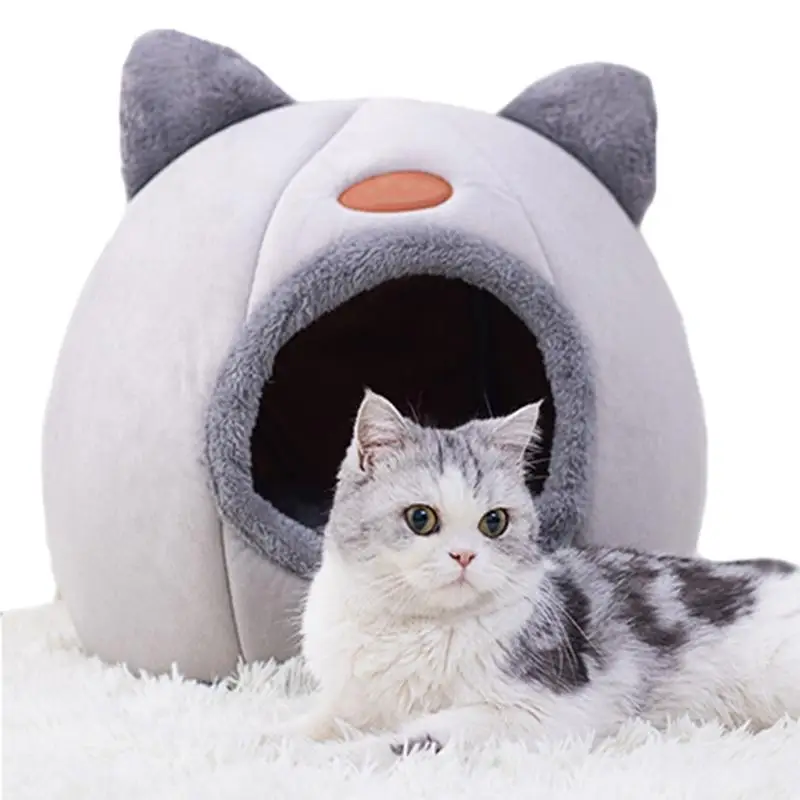 

Winter Comfort Deep Sleep Cat Bed Pet Tent Cozy Cave Cat Bed Small Dog House Products Mat Basket for Indoor Dogs cats use