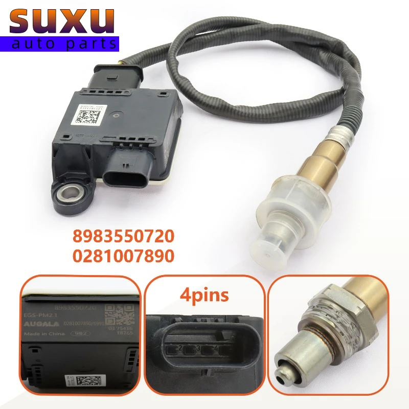 

Particulate Matter PM Sensor For Isuzu D-MAX DMAX OEM 8983550720 89835-50720 0281006991 1275100944