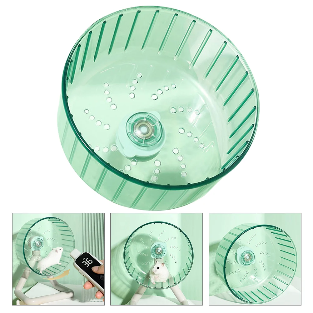 

Hamster Single Running Wheel Cage Decor Toys Decorative Accessories for Cages Mute