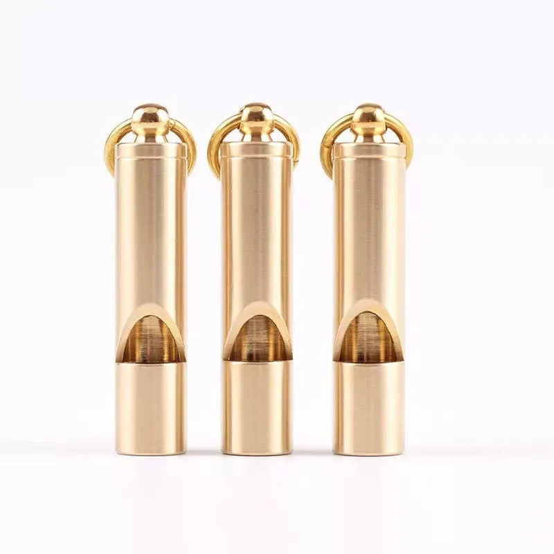 Survival Whistle Sport Whistle Sports Whistle Brass Whistle High Decibel Portable Outdoor For Hiking Camping Life-Saving Referee Training