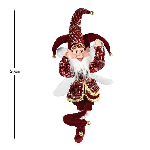 Boneca de duende realista grande com cabeça de vinil, duende de 30,50cm,  tem cabeça de vinil e corpo macio, almofadas de velcro nas mãos, elfo,  boneca, boneca de natal - AliExpress