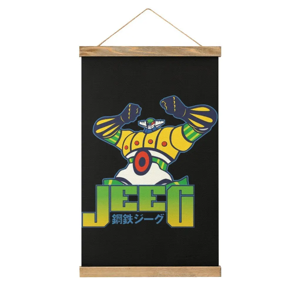 Funny Mechas 02 Mazinger Z Steel Jeeg Robot Kotetsu Dark Great 3 Canvas Hanging Picture Picture Hanging Sarcastic Hotel Pictur