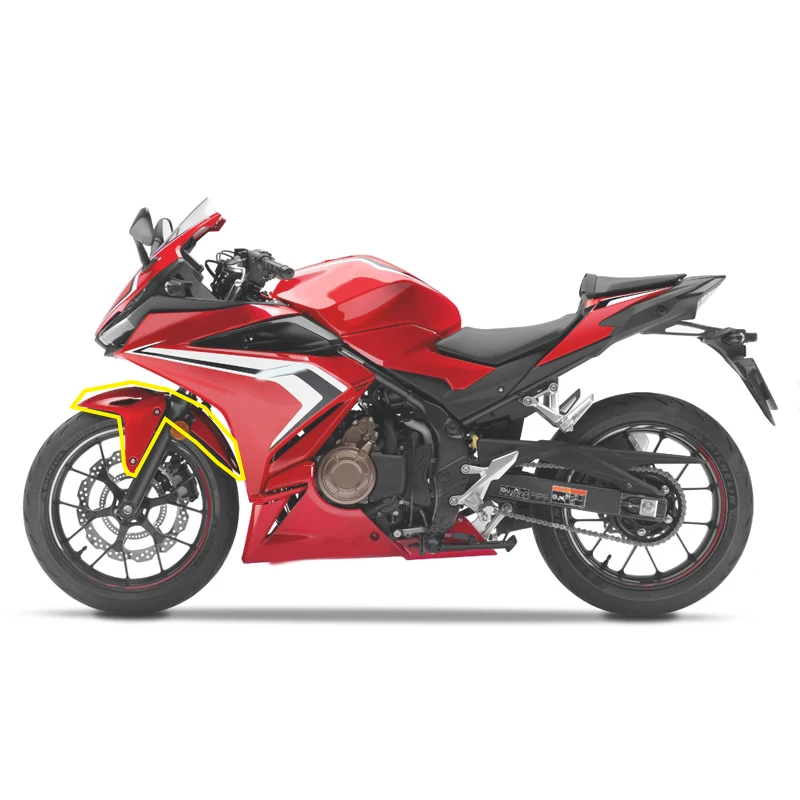 CBR500R CB500F Motorcycle Front Wheel Hugger Fender Mudguard Mud Splash Guard motorcycle wheel hugger Fit For Honda CBR 500R CB500 F
