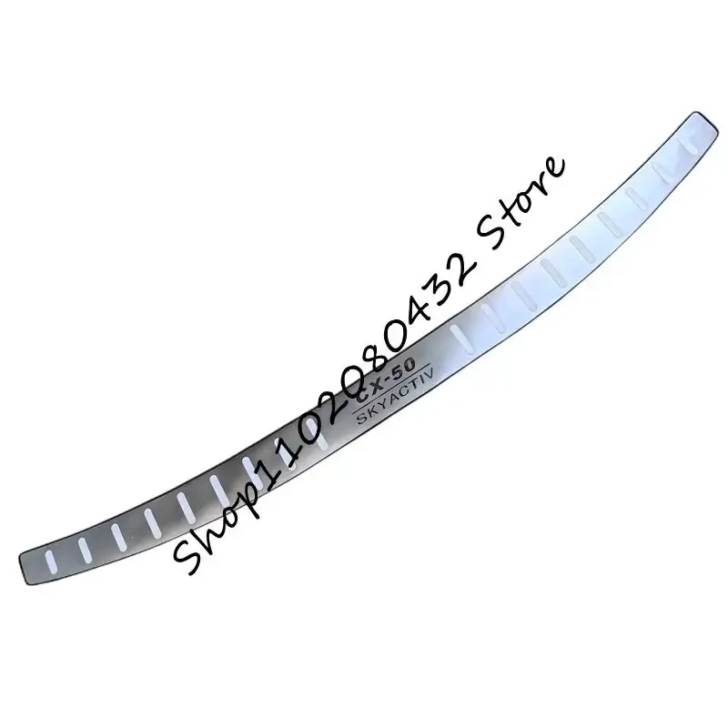 마쓰다 CX-50 CX50 CX 50 2023 용 트렁크 트림 리어 범퍼 보호대, 스테인레스 스틸 문짝 씰 스커프 플레이트, 자동차 액세서리