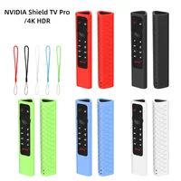 Protective Case for Nvidia Shield TV pro 4K HDR Remote Control Covers Silicone Waterproof Dust-proof with lanyard Household 1