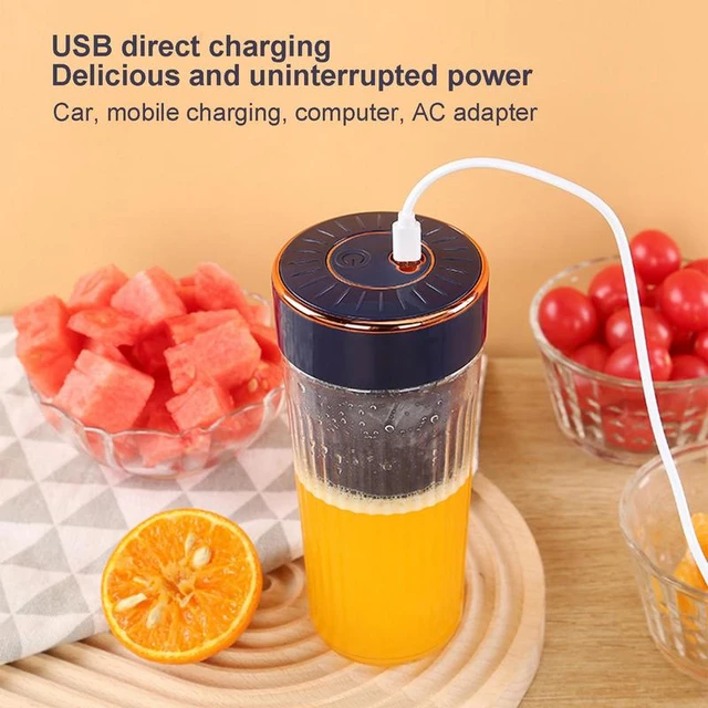 Portable Blender Mini Juicer Machine Shakes Smoothie Blender Rechargeable  Blender Bottle Electric Juicer For Orange Fruit Mixers - AliExpress