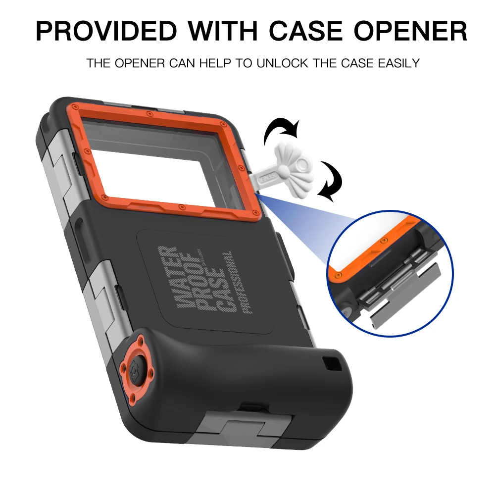 Diving Waterproof Phone Cases For iPhone 14 13 12 Pro Max 11 Pro XS Max XR X 15M Waterproof Depth Cover For iPhone 8 7 6 6S Plus