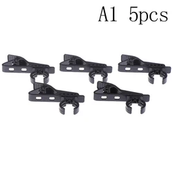 5 - Pack Iron Lapel Microphone Clips - Durable Tie and Collar Accessories (A1)