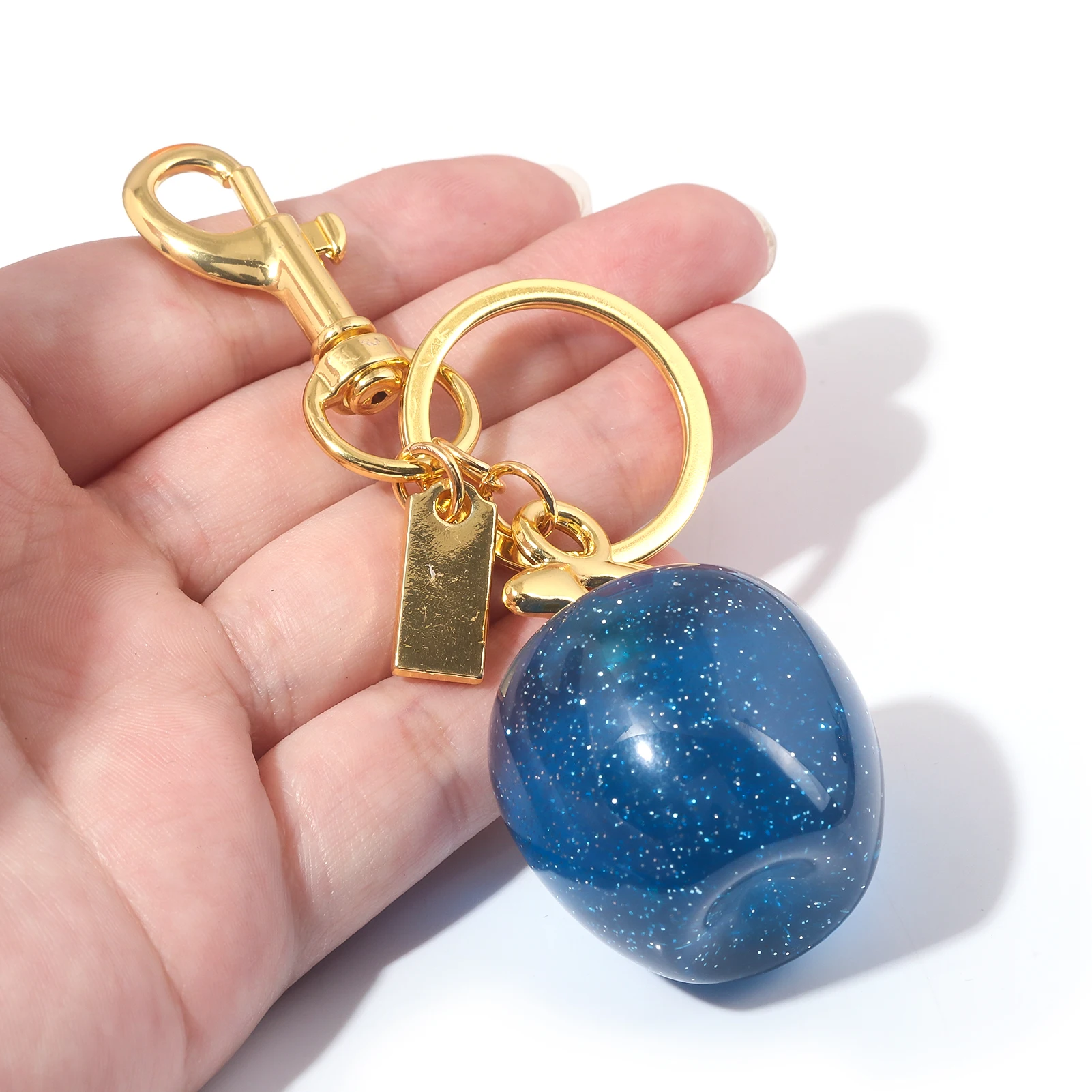 Köstlicher süßer großer roter Apfel-Schlüsselanhänger, Heiligabend, roter Apfel-Anhänger, giftiger Apfel-Schlüsselanhänger für Damen und Herren, Accessoires, Geschenk – Detail 5