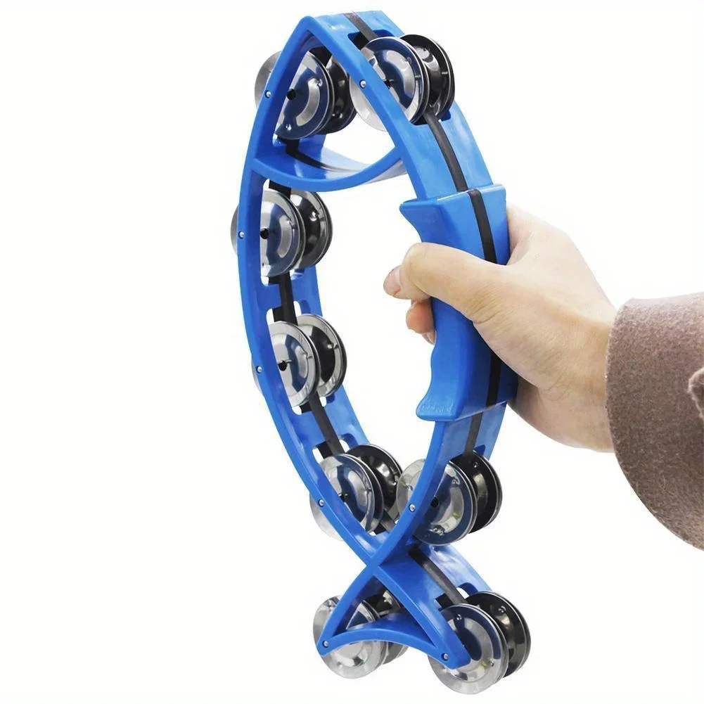 Handbell Fish-shaped Rattles Tambourine