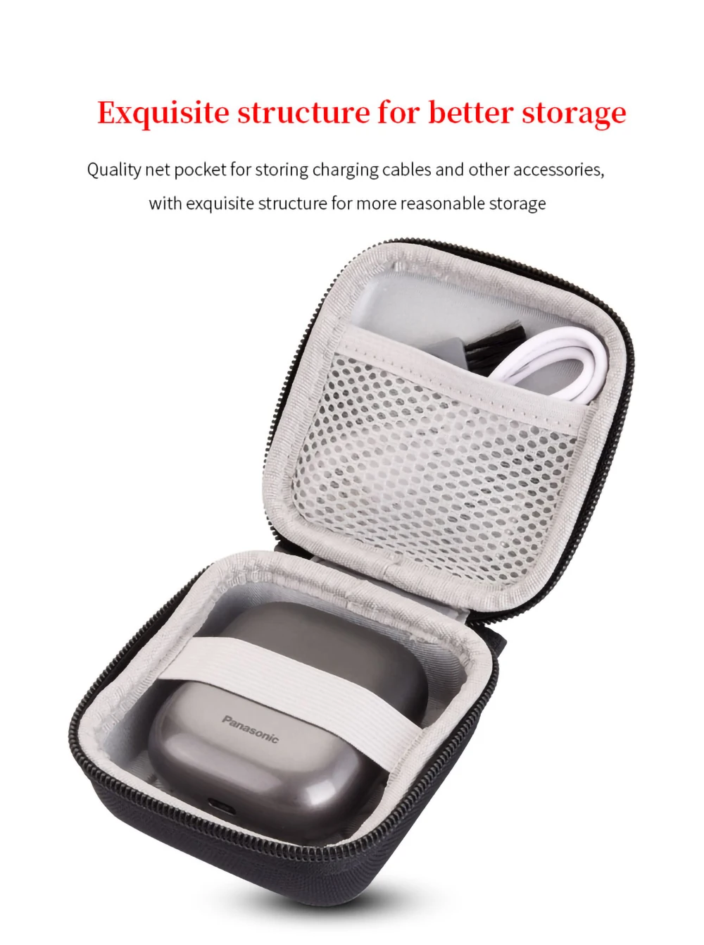 Hard EVA Carrying Case for Panasonic ES-CM30 Razor Storage Bag Men's Electric Shaver Portable Travel Box