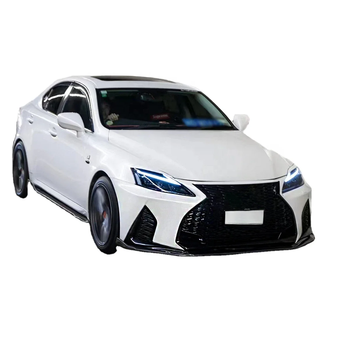 

Car bumpers parts Lexus IS IS250 IS300 ISF 2006 2007 2008 2009 2010 2011 2012 facelift to 2021 model with bumpers grilles