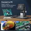 1600X Digital Microscope 12MP Electronic Video Microscopes 7 Inch IPS Screen Soldering Microscope with 28 LEDs with Windows/Mac 5