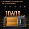 Oukitel WP38 Rugged 4G Smartphone 6.52Inch HD+ Display Octa Core 12GB+256GB Android 13 Mobile Phone 10600mAh 13MP Camera NFC OTG 3