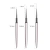 1Pc Kolinsky Nail Art Liner Painting Brush French Stripe Liner Flower 3D Tips Manicure Ultra-thin Line Drawing Pen Nail Art Tool 6