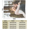 Custom Blanket with Photos Text Personalized Flannel Throw Blankets for Adult Kid Birthday Fathers Mothers Valentines Day Gift 2