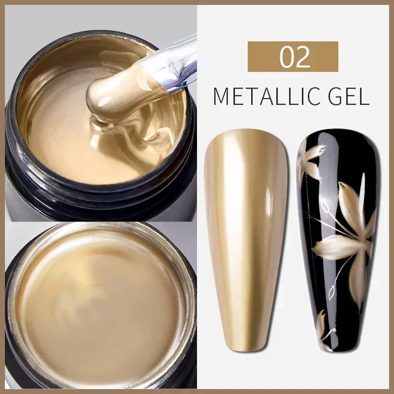 Metal gel Gold