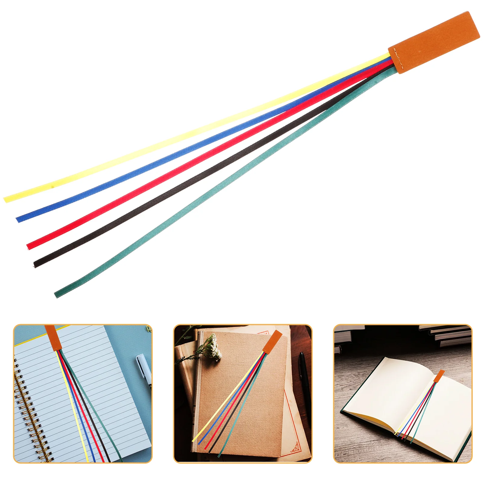 

Bible Ribbon Bookmark Ribbon Marker Leather Bookmark for Students Reading Ribbon Page Marker Book Mark for School Office