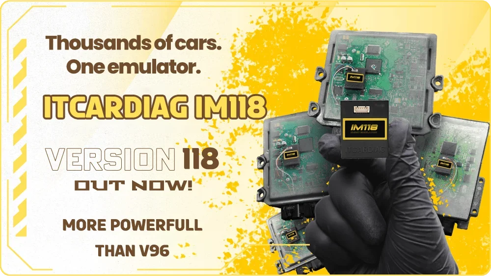 ITCARDIAG IM118 IMMO Off Emulator emulador (K-LINE/CANBUS CAR) SQU OF68 OF80 V96 OF96 Sitzbelegungssensor Autodiagnosetool – Detail 4