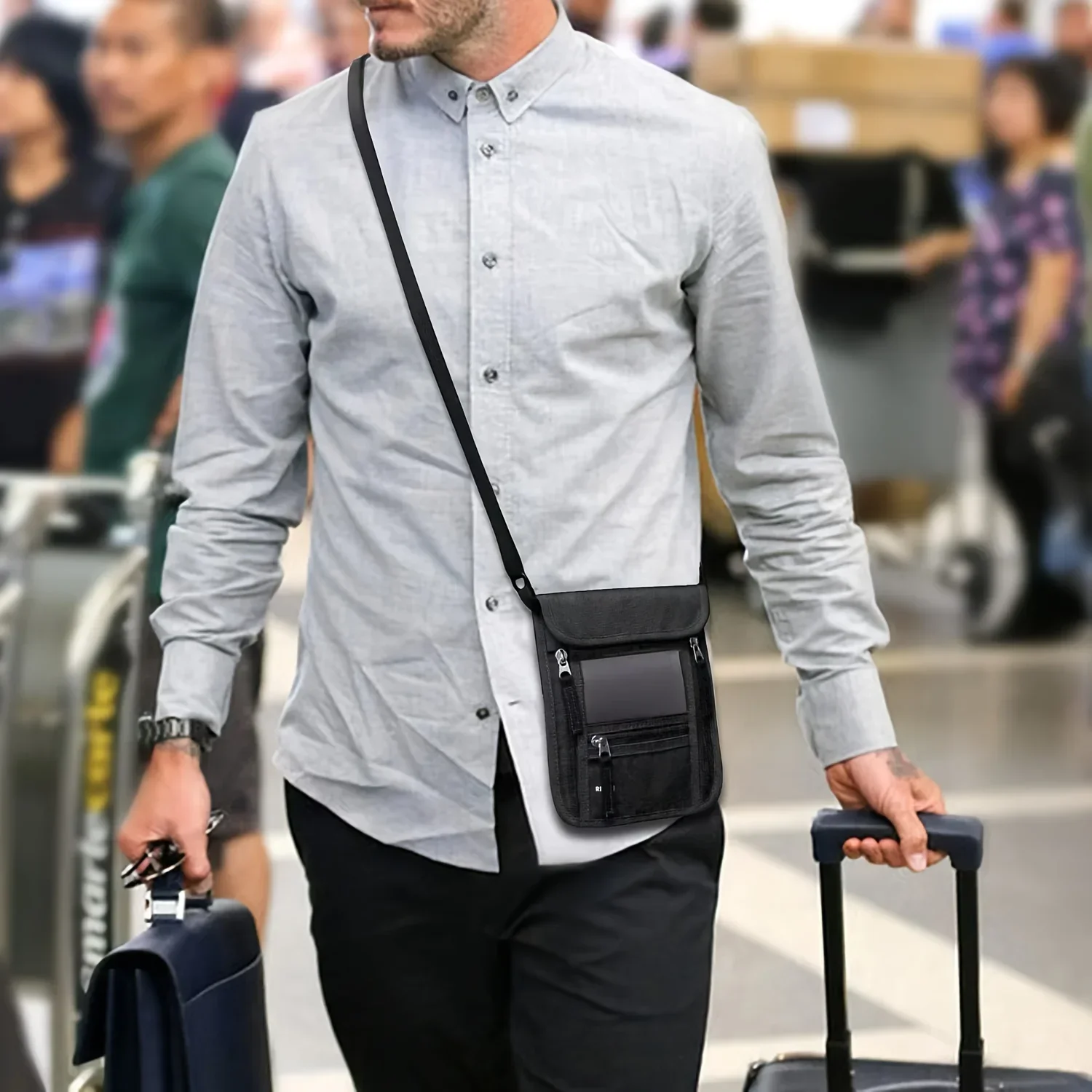 Borsa A Tracolla Tattica Multifunzione Da Uomo Borsa A Tracolla