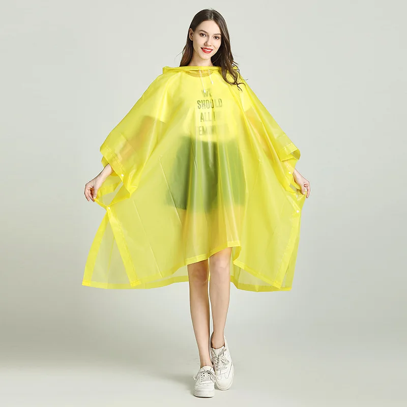 Transparent Windproof Bicycle Motorcycle Raincoat Poncho for Man Woman raincoat poncho